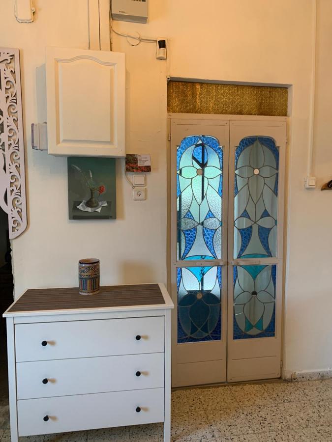 בית האבן העתיק מ-1885 עם מגונית פרטית בחצר Rosch Pina Exterior foto